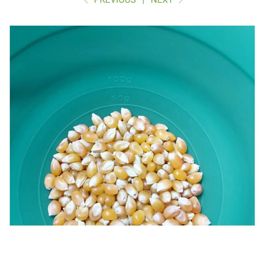 SALBREE MICROWAVE POPCORN POPPER kernel kitchen space saver silicone collapsible